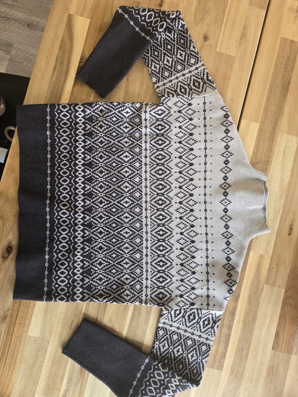 Joie Fair Isle Mock Neck sweater - Picture 3 of 7